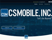 Tablet Screenshot of csmobileinc.com